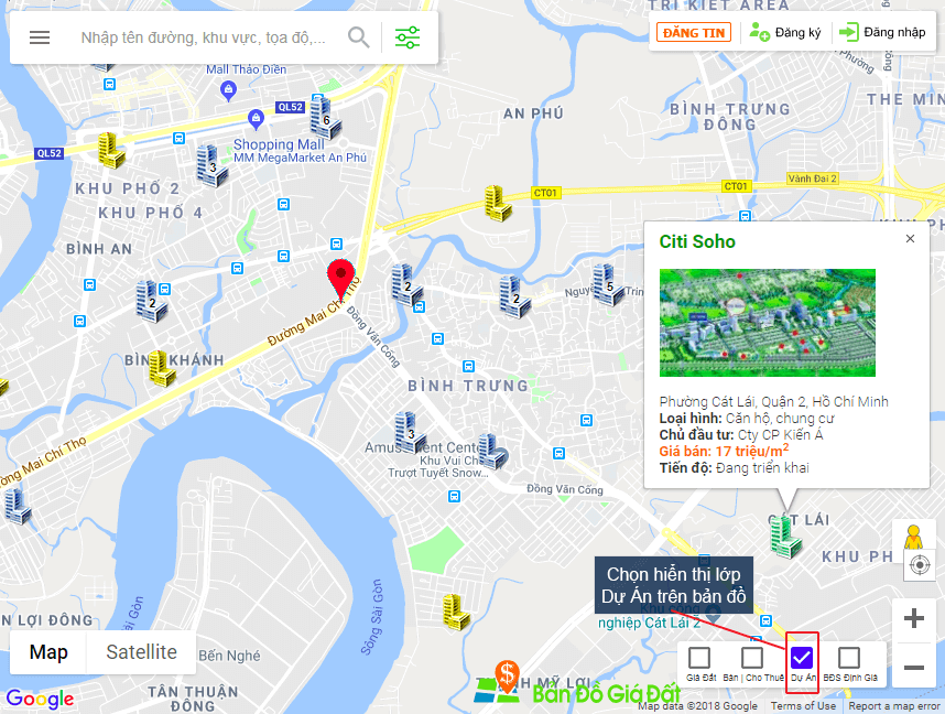 xem thông tin dự án bất động sản